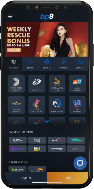 BP9 Casino Mobile Friendly