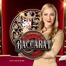 Baccarat live casino game