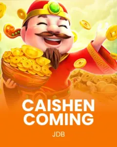 Cai Shen Coming Chinese fortune themed online slot game artwork